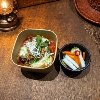 풀드치킨 고구마 크로켓 & 토마토